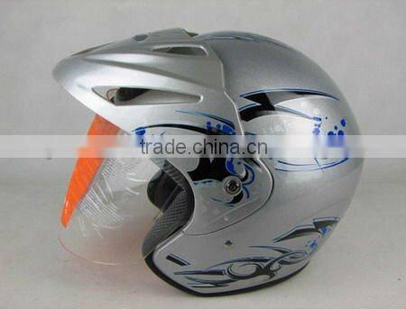 Prowel Bright Yellow Racing Open Face Helmets/Kids Helmets / Motorcycle Helmets