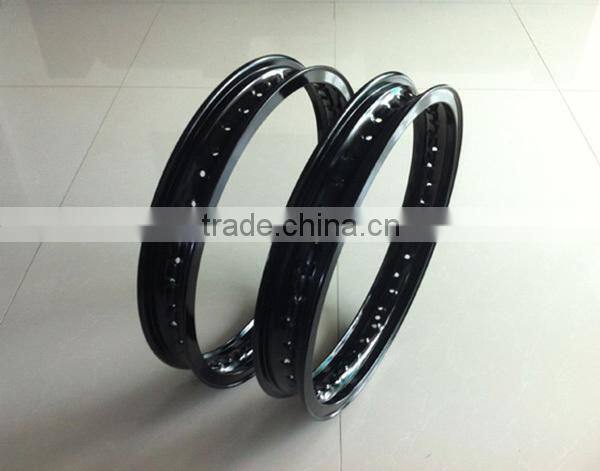 Motorcycle racing parts/Motorcycle alloy rim H2.15x17 Black for motocross