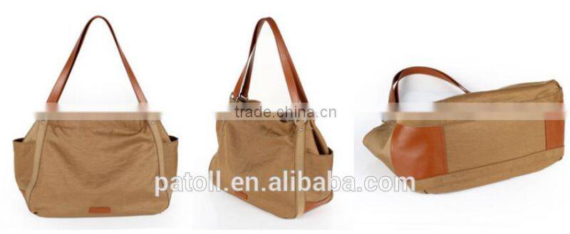 Wholesale professional manufacture canvas shopping bags with wheels