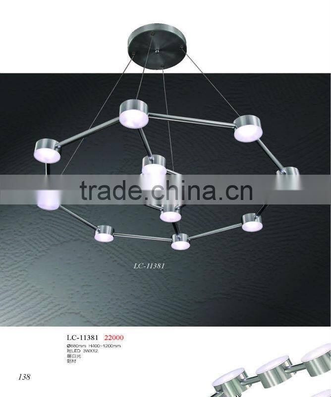 Newest 2014 new arrival contemporary led chandeliers /led chandelier bulb
