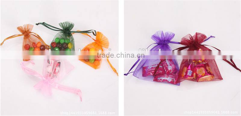 10x15cm purple 100 organza gift bags Wedding party Jewellery Storage Pouches