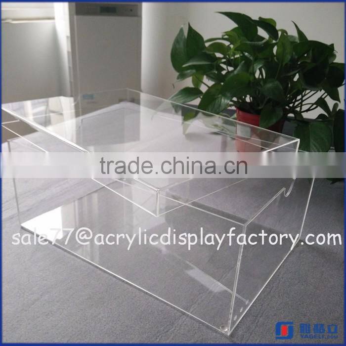 luxury acrylic sneaker display box,acrylic plastic shoe display stands,acrylic container shoe storage