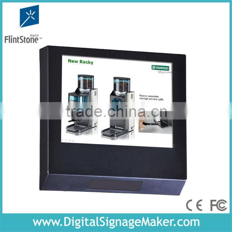 Barcode scanning digital signage, useful for supermarket promotional advertisement