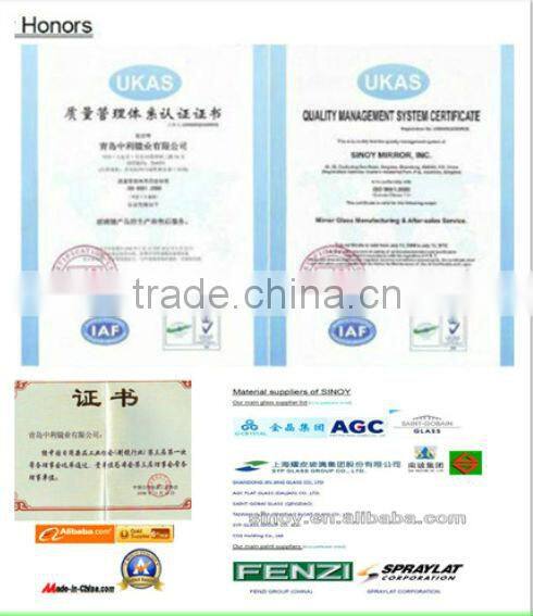 float silver mirror sheet, beveled silver mirror bath mirror