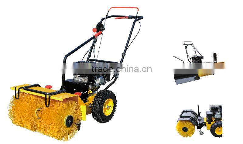 Snow thrower sweeper blade