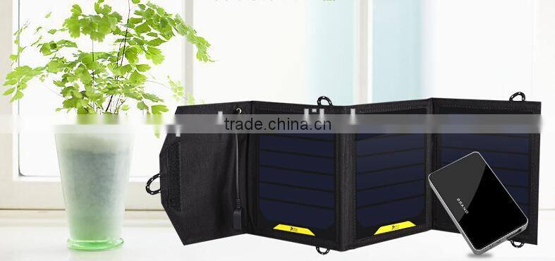 18W portable ROHs solar charger for Phone , Laptop, Digital Devices Charging