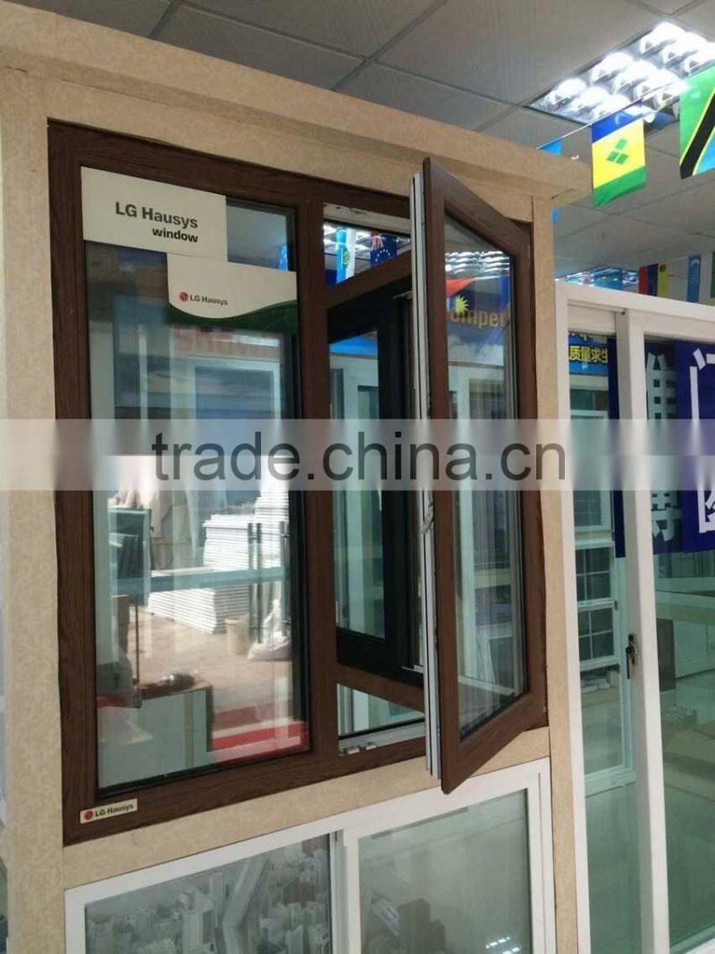 white color pvc tilt and turn windows with cheapest price