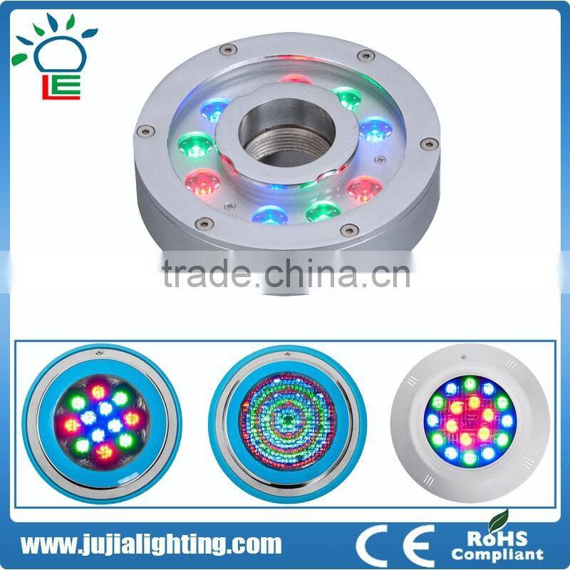 waterproof decorative pool lighting rgb 18w led pool light