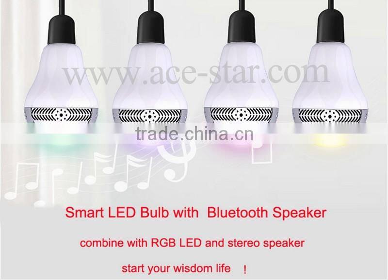 RGBW Lamp Bluetooth Control Smart Audio Speaker