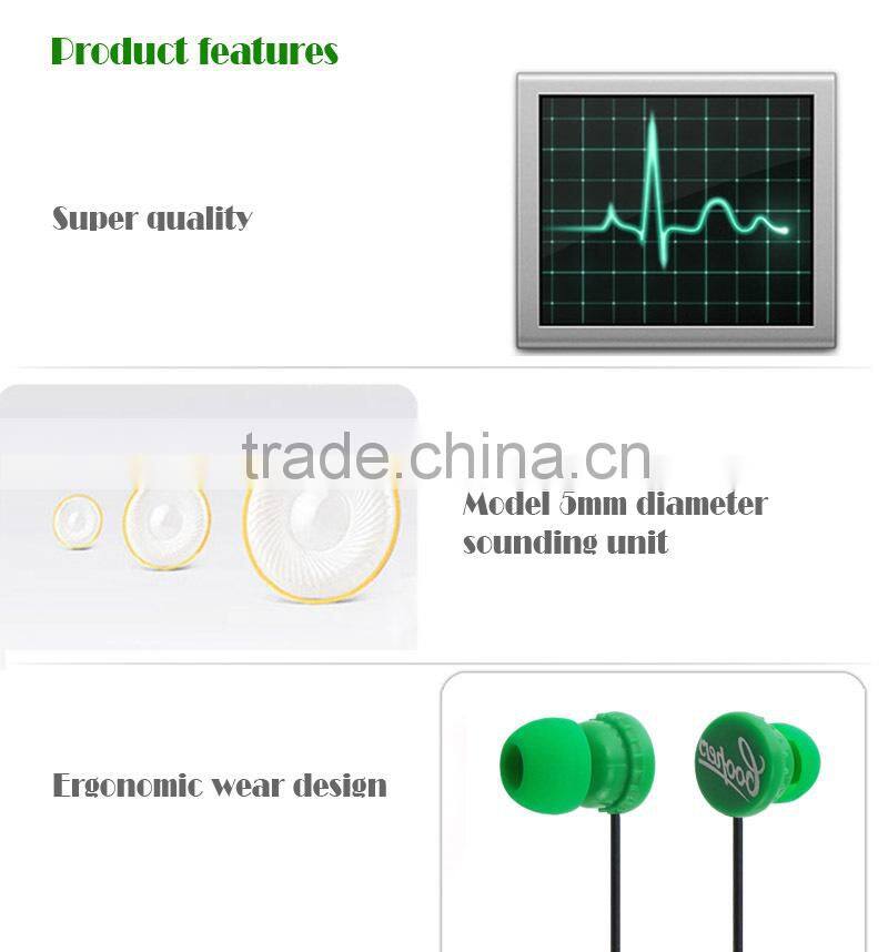 3d logo earbuds/Stereo earphone earbuds