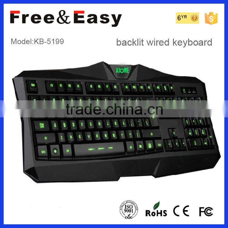LED gaming wired keyboard