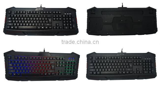 Factory price USB 104 keys RGB backligth computer gaming keyboard
