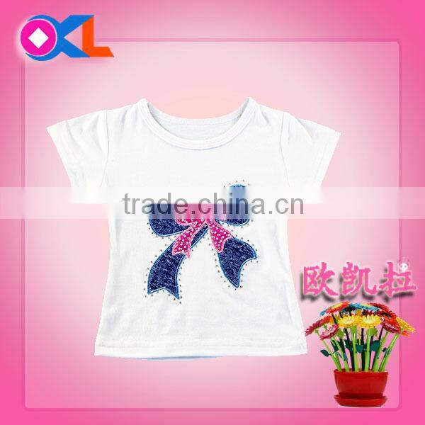 New arrival fashionable cute wholesale 100 %combed cotton t shirt