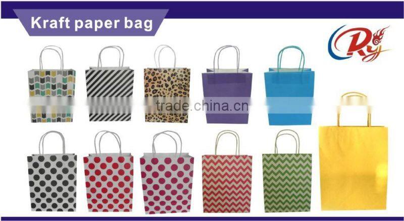 Shopping Paper Bag With Recycled Paper/gift bag /carry bag with logo