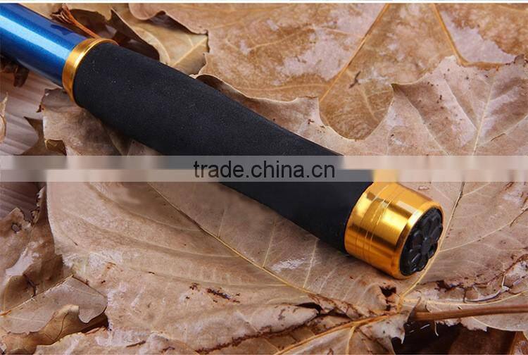 2.1M~3.6m Super Hard Carbon Fiber Fishing Reels Configurable Fishing Rod Telescopic Fly Spinning Ocean Lake Fishing 2016