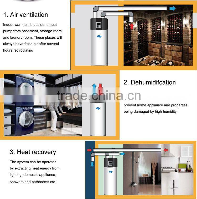Domestic all in one heat pumps water heater