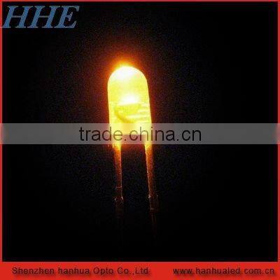 F3 red led diodes 2.0-2.4v 20mA 25 degrees