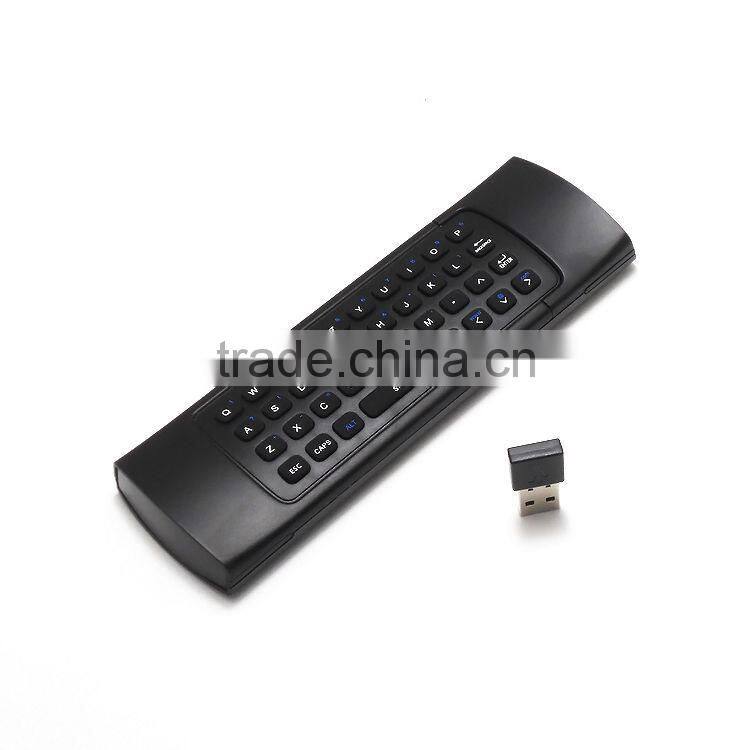 MX3 air mouse 2.4G Mini Wireless Keyboard Fly Air Mouse IR remote Control For Android Mini PC Smart TV Box