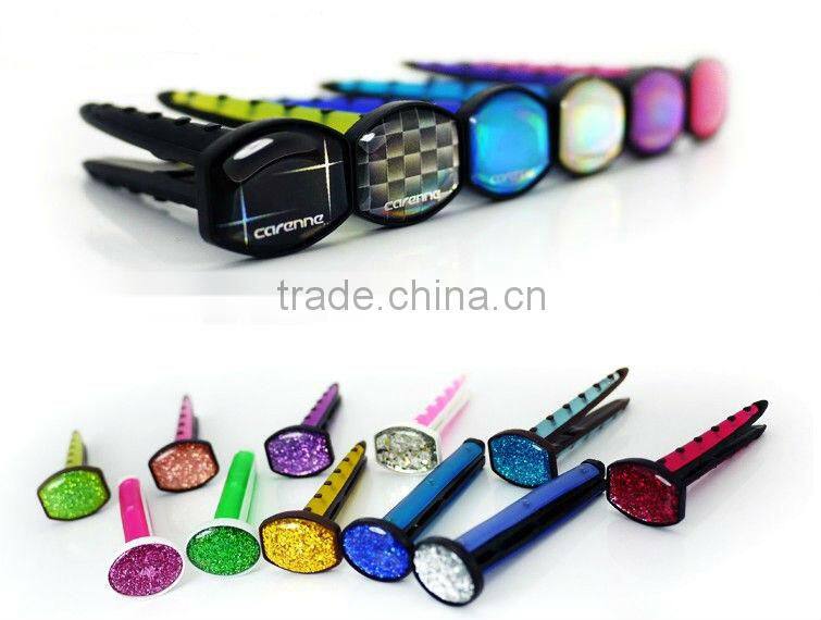 Fashion car vent air freshener free mini perfume samples