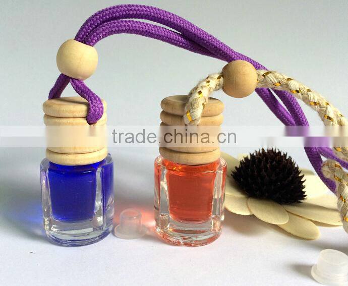wooden cap car perfume bottle