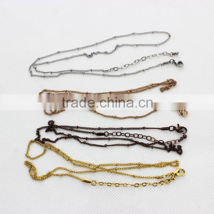 Cheap price 50cm chocolate color snake chain 316 stainless steel floating locket chain