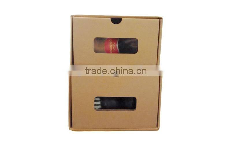 Kraft new design cardboard shoes box design