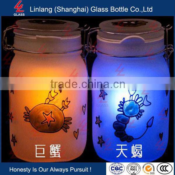 Good Reputation Top Grade Glass Solar Jar