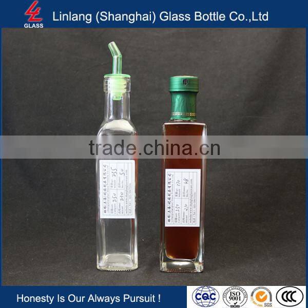 Clear Empty High Quality Blend Oil Glass Bottle