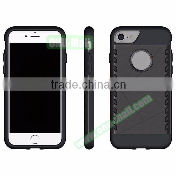 2016 New Arrival!!! 2 in 1 Hybrid Case for iPhone 7, Best Quality Back Cover for iPhone 7