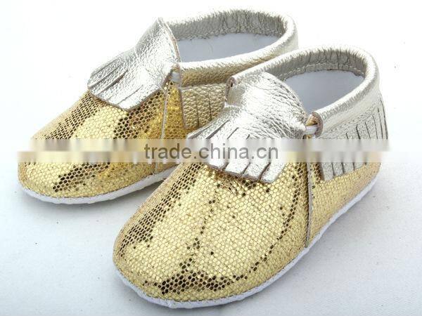new style leather baby moccasins shoes