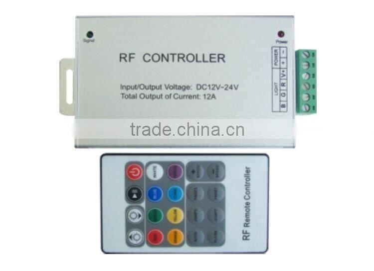 DC5V DC12~24V 12-key RF wireless controller/Dimmer for led strip light`