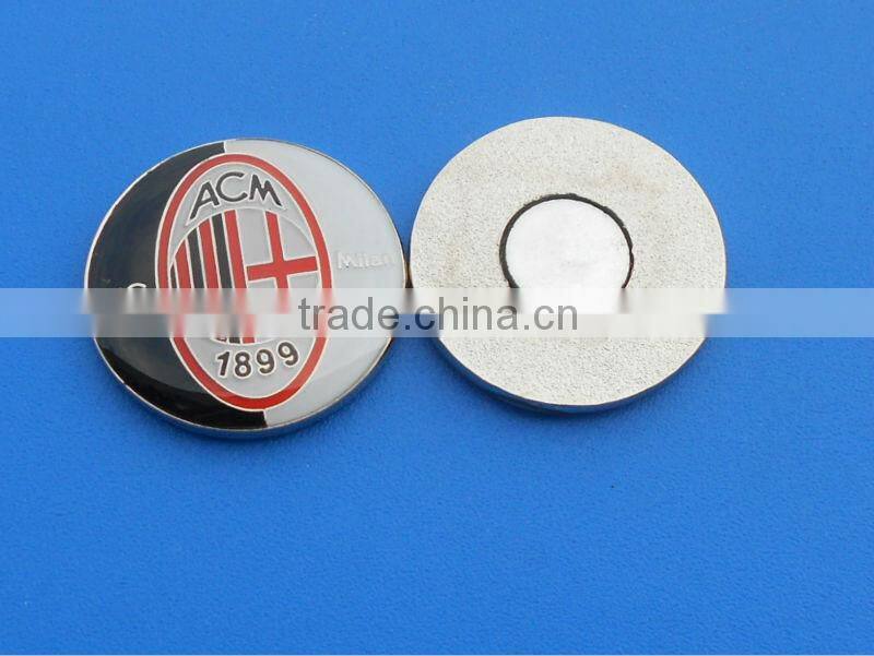 customized golf ball marker with enamel epoxy