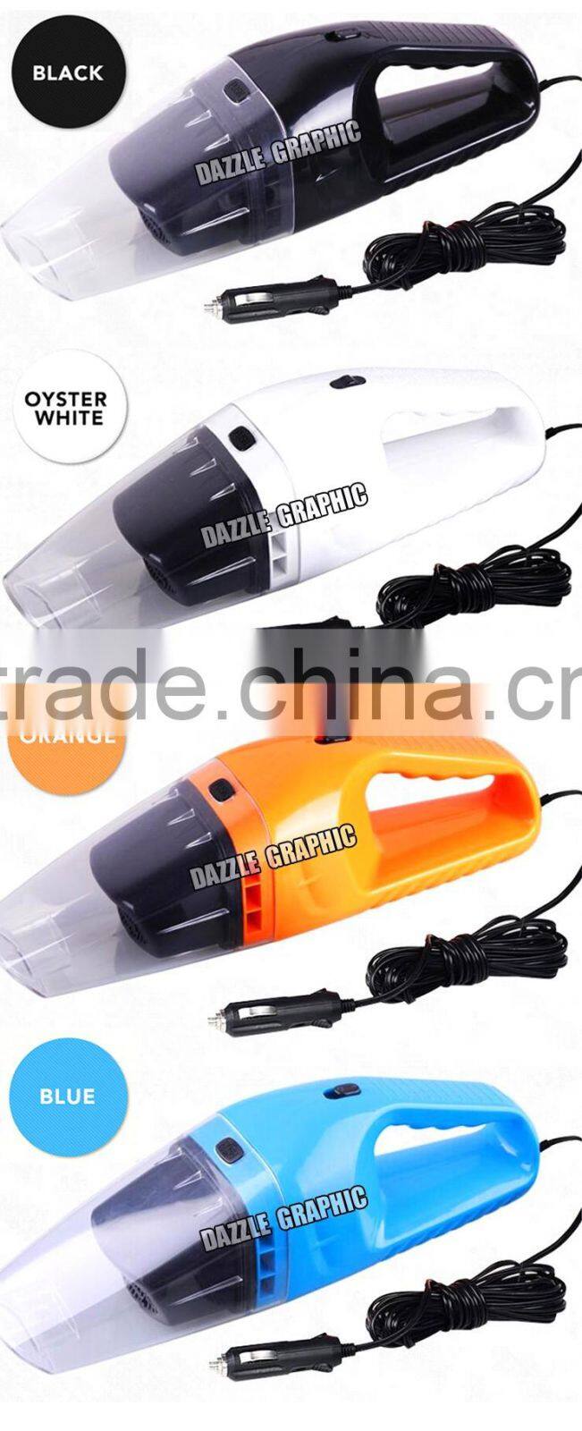 Car Vacuum Cleaner Wet And Dry Dual Use Super Suction120W DC 12v Car Cleaner Vacuum Cleaner for Home and Car