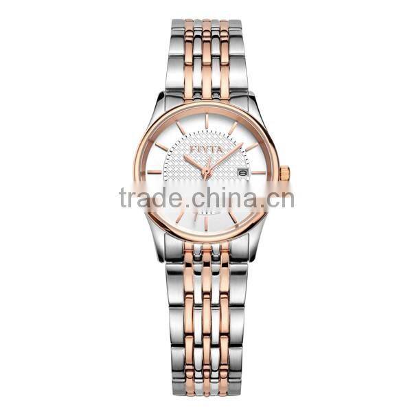 China Direct Factory High Quality Date Stainless Steel Men Watch