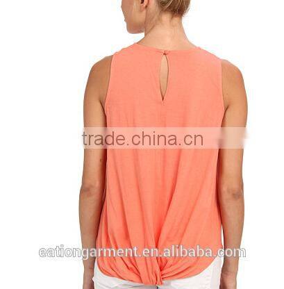 new ladies fashion new tops wholesale yoga tank top/ womens tank top