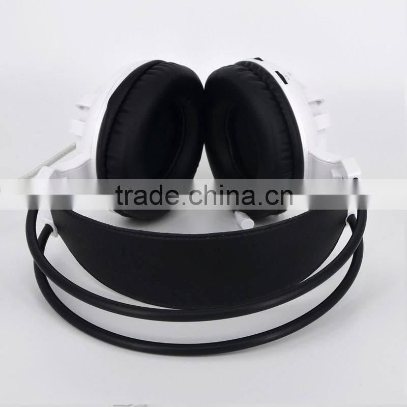 adjustable Handsfree Stereo Gaming earphone with microphone with vibration speaker