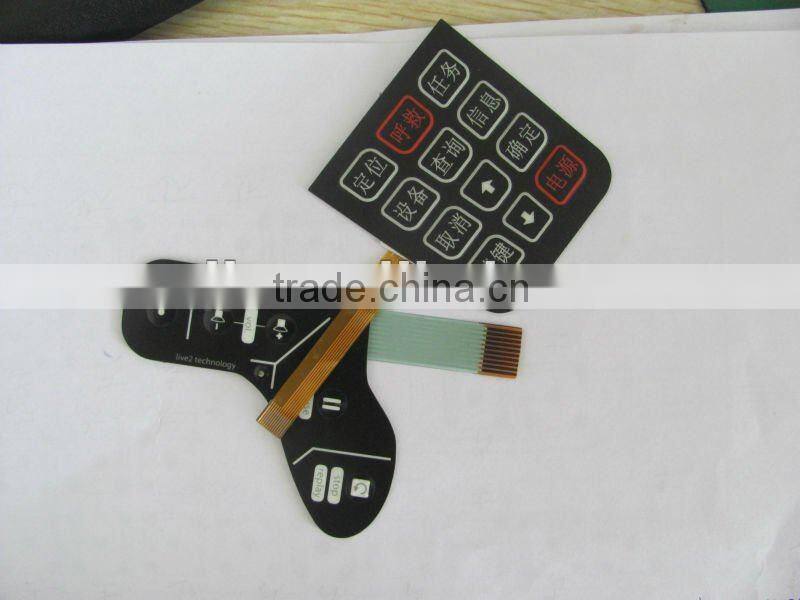 membrane keyboard membrane switch keypad push button switch panel