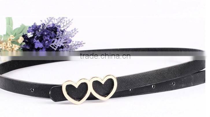 2015 Newest OEM design decorative women pu leather or leather belt