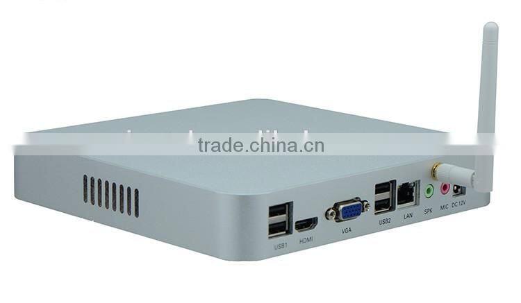 2015 New Design Electronic Intel Core I5 3317U 1.7Ghz Mini Aluminum Fanless Htpc