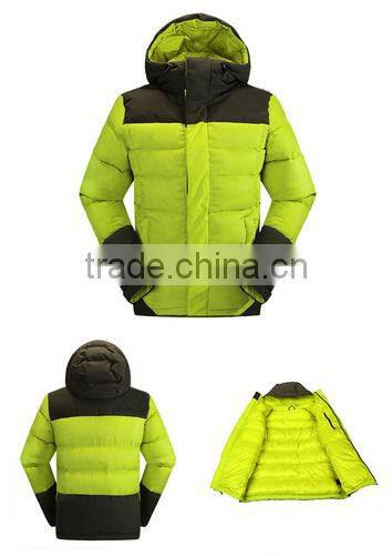 Custom men bomber down jacket