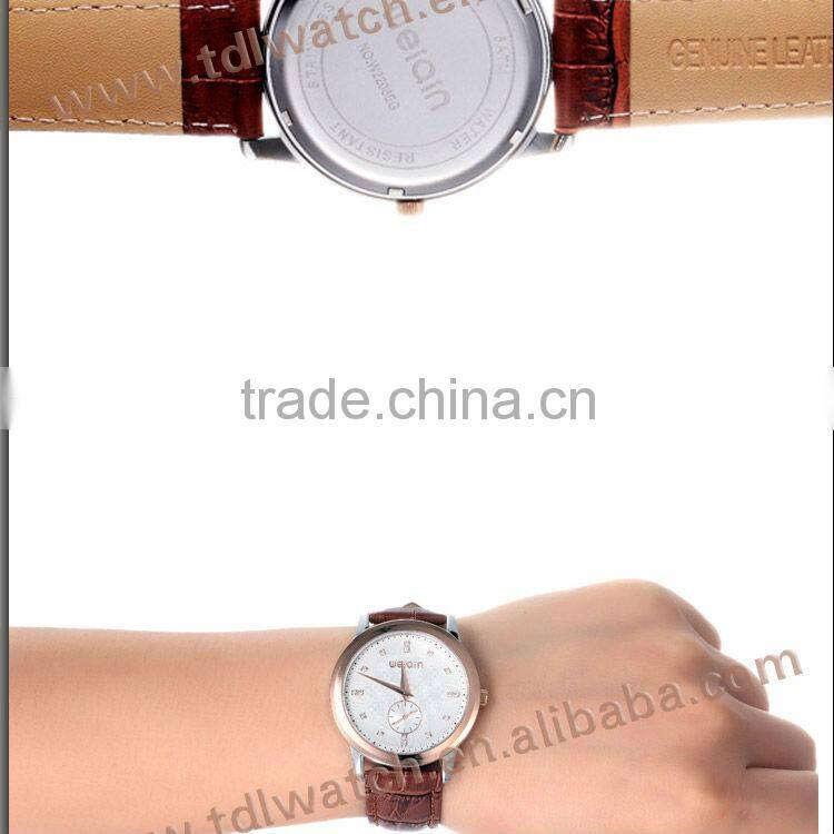 W2206 Luxury Leather 5ATM Mens Watches