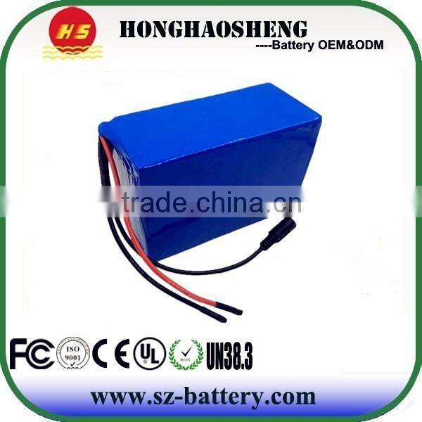 Rechargeable li-ion48V 15AH Battery For High Power Bank