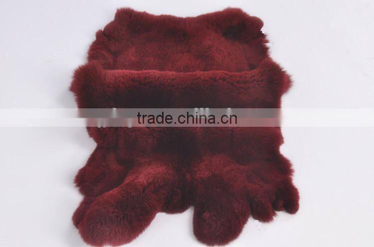 Real Fur Skin / Rex Rabbit Dyed Colors / Rex Rabbit Fur Skin For Coat