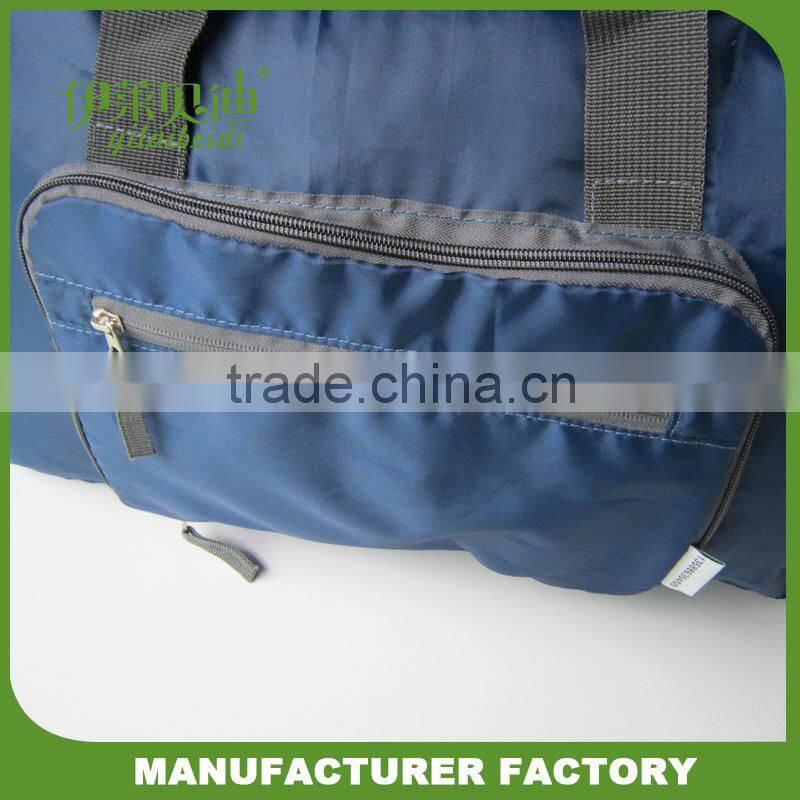 Blue Foldable Travel Weekender Bag