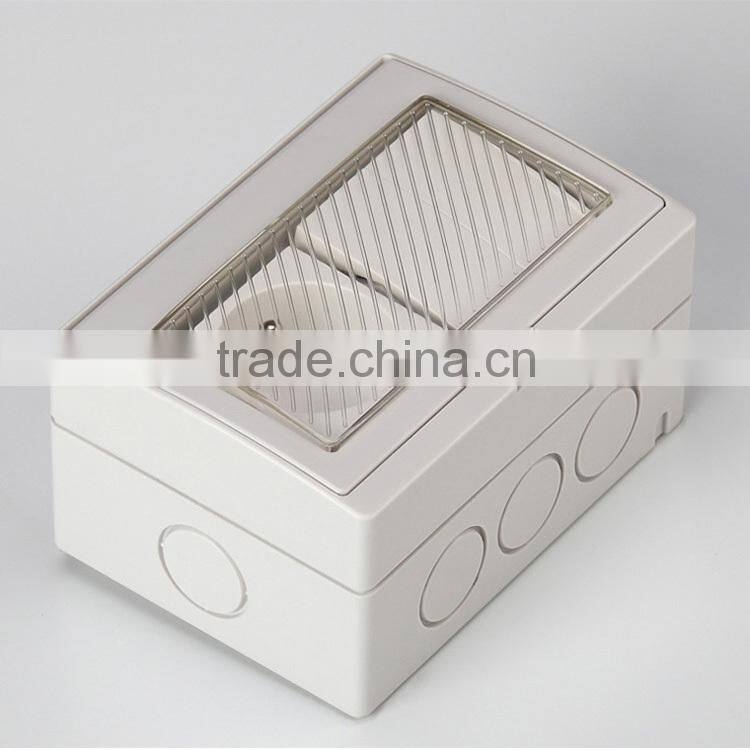 French socket CF-S2S series 16A ABS Waterproof switch socket Wall plug & sokcet IP55 two gang