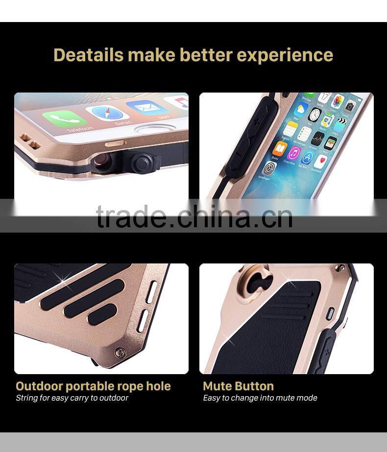 High quality full-body protect phone case with camera lens for iphone 6s