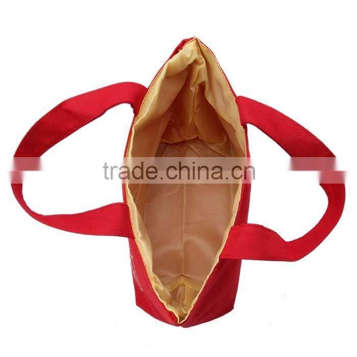 2016 stock china fabric tote bag, die-cut handle pouch