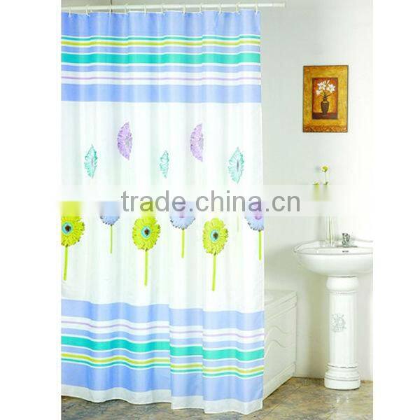 High quality peva shower curtain custom printed