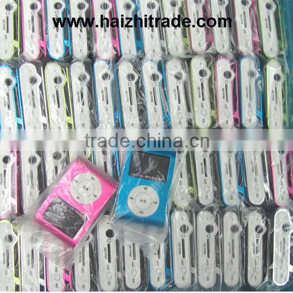2014 New gift Clip screen MP3 Player flash light mp3 player with screen,high quality mp3 player
