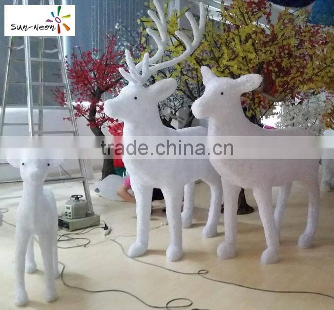 Holiday time deer christmas decoration good christmas reindeer christmas deer yard decorations with high quality